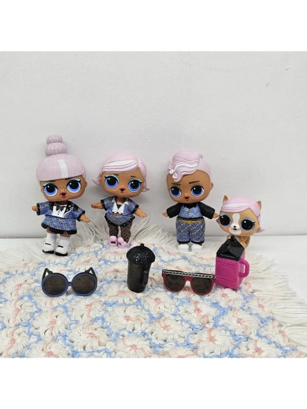 LOL Surprise! Uptown Family Dolls Pets Lot Bundle Limited Edition!